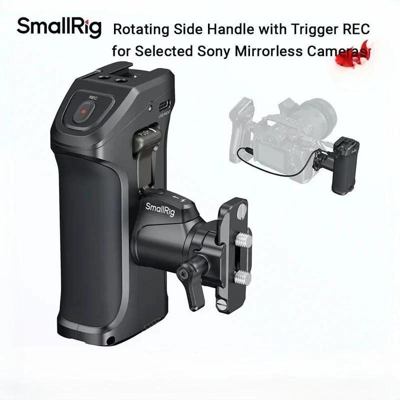 Camera Cage Rig - SmallRig 3893 Roterende zijhandgreep met trigger