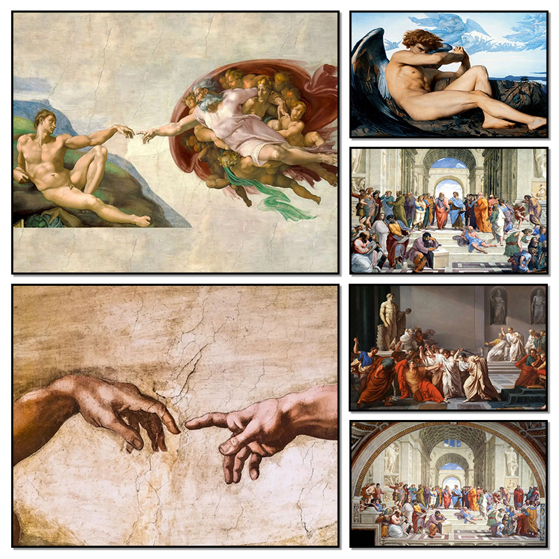 Photography Landscape - De creatie van Adam door Michelangelo
