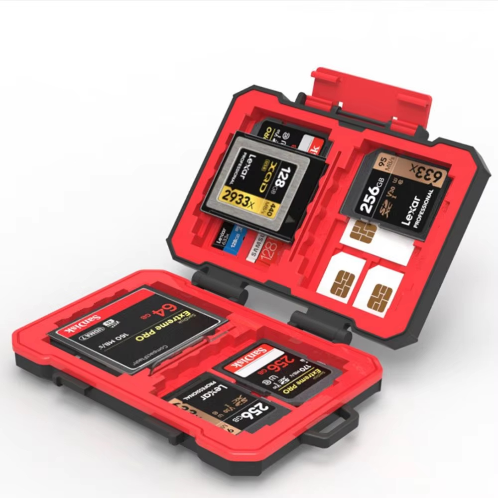 Photography Sim - Camera SD-kaartdoos Microsd-houder Opslag Waterdicht Anti-shock