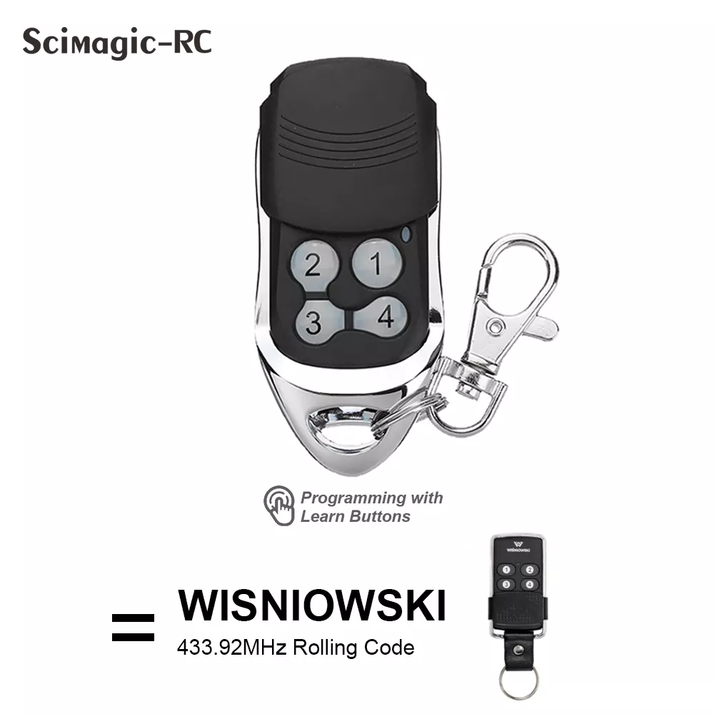 Remote Shutter Release - WISNIOWSKI Afstandsbediening 433 MHz 4CH Rolling