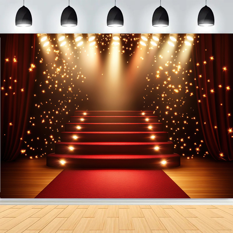 Photography Award - Rode loper podium schitterende spotlights fotografie