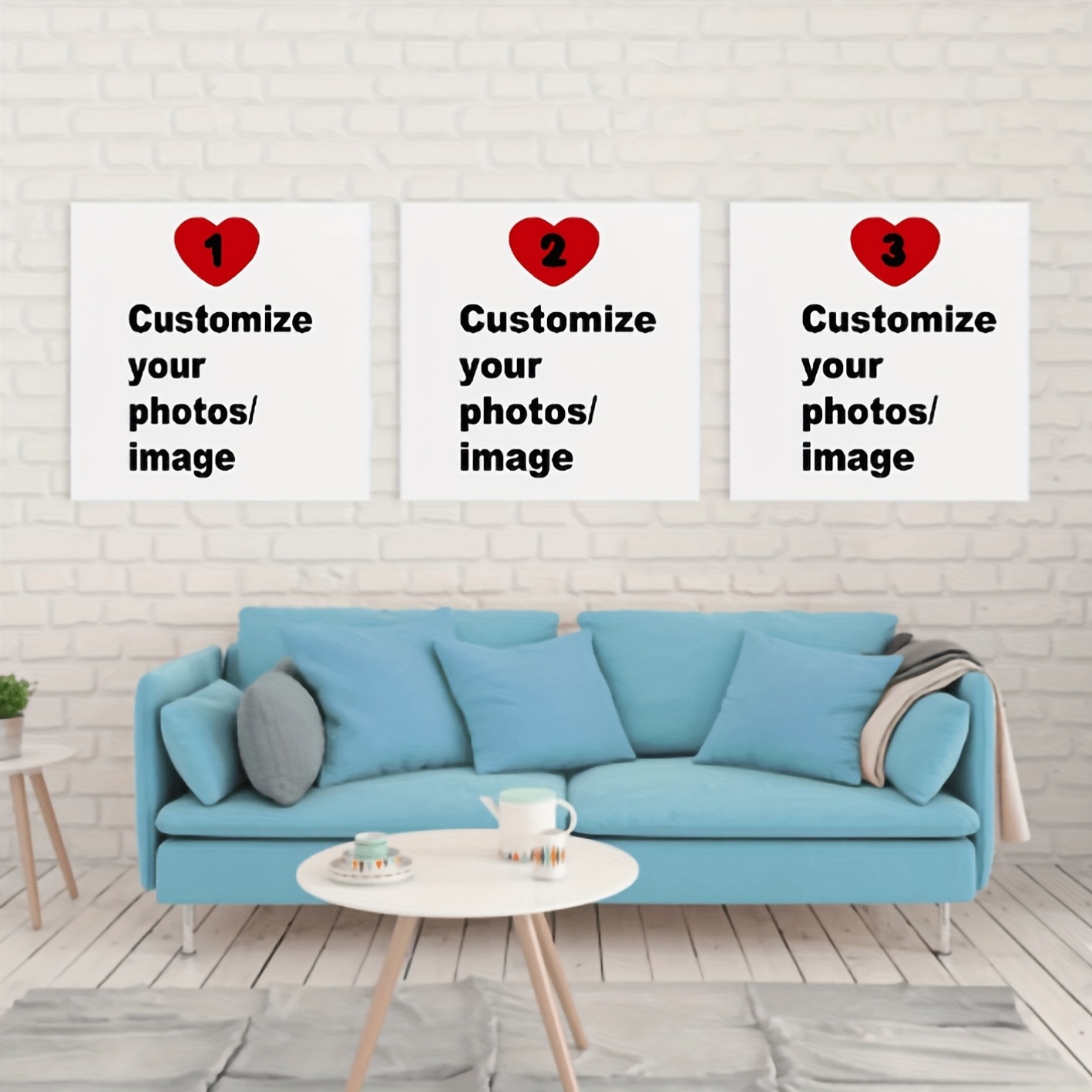 Photography Gallery - 3 stks/set Custom Vierkante Canvas Poster