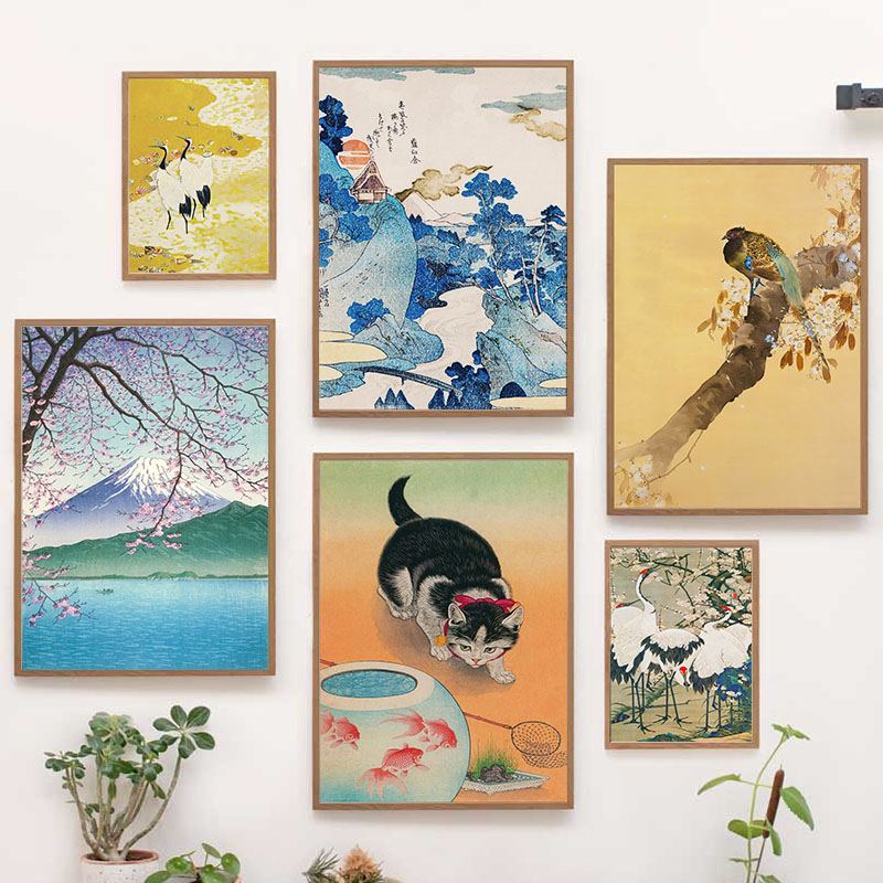 Photography Landscape - Japanse Katsushika Hokusai Canvas Schilderij Wall