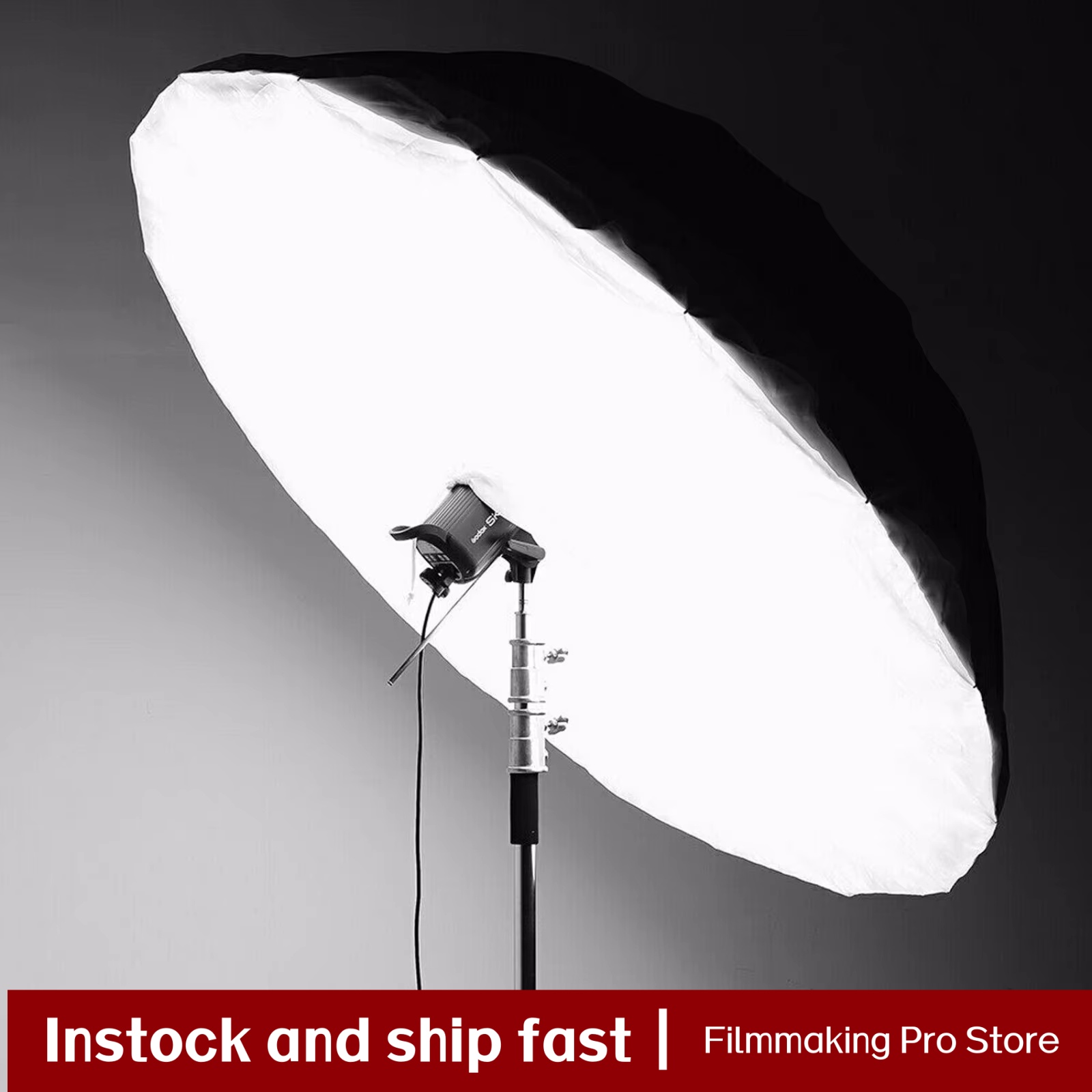 Photography Umbrella Diffuser - Zachte Licht Diffuser witte Parabolische Paraplu