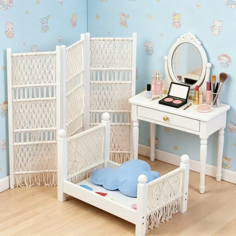 Photography Background - Universeel bedframe voor pasgeborenen Retro handgemaakt