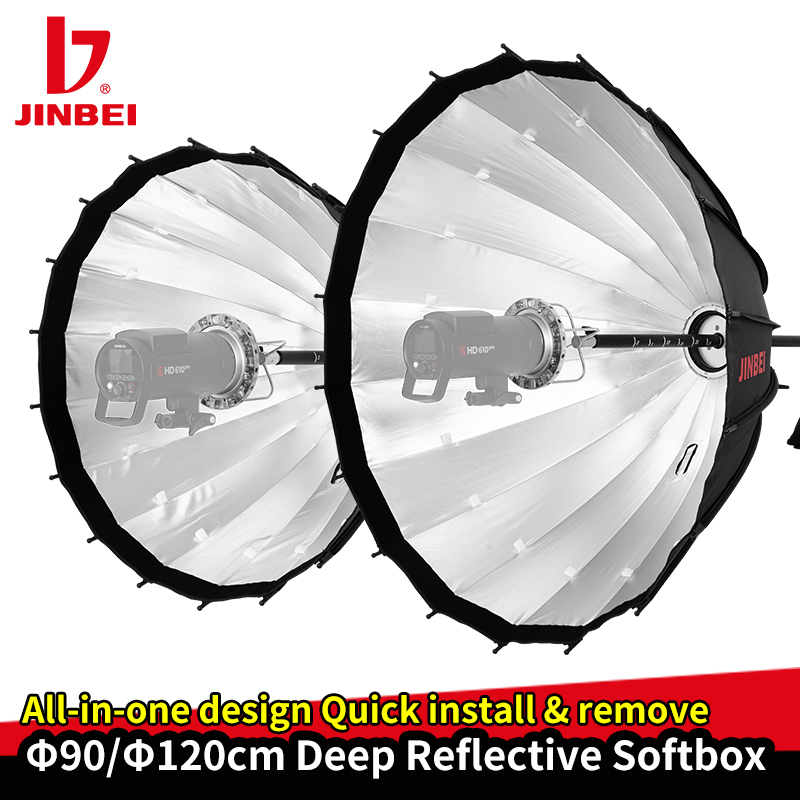 JINBEI 120cm Diepe Reflecteren - Photography Umbrella Diffuser recensie en prijs