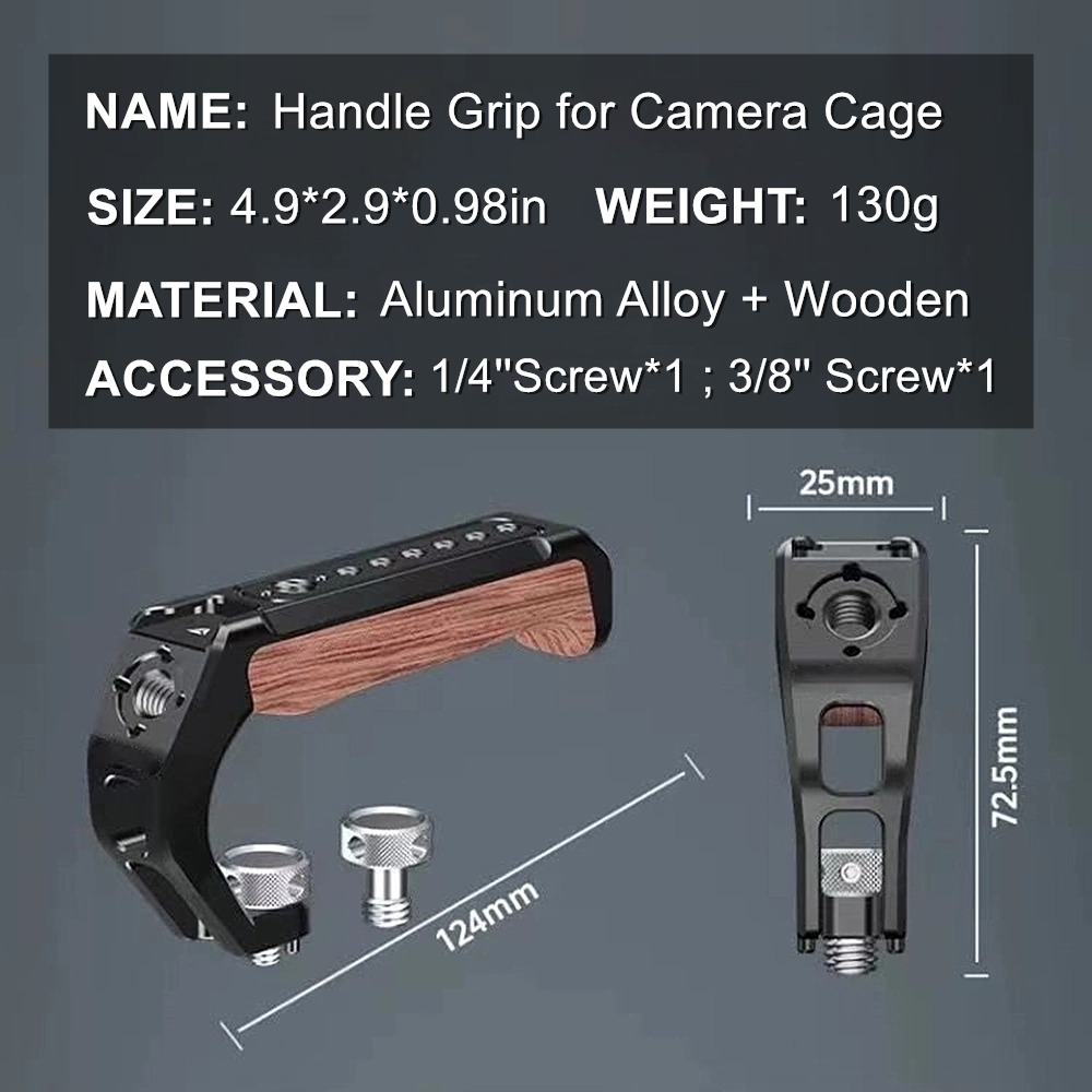 Universele Camera Top Handgree - Camera Cage Rig recensie en prijs