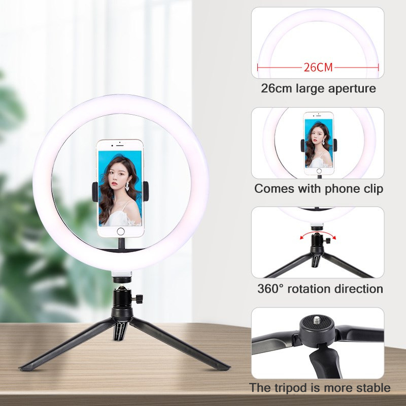 26 cm 10 inch Led Ring Selfie  - Photography Umbrella Lighting Kit recensie en prijs