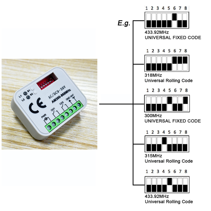 Universele garagedeur poort af - Remote Shutter Release recensie en prijs