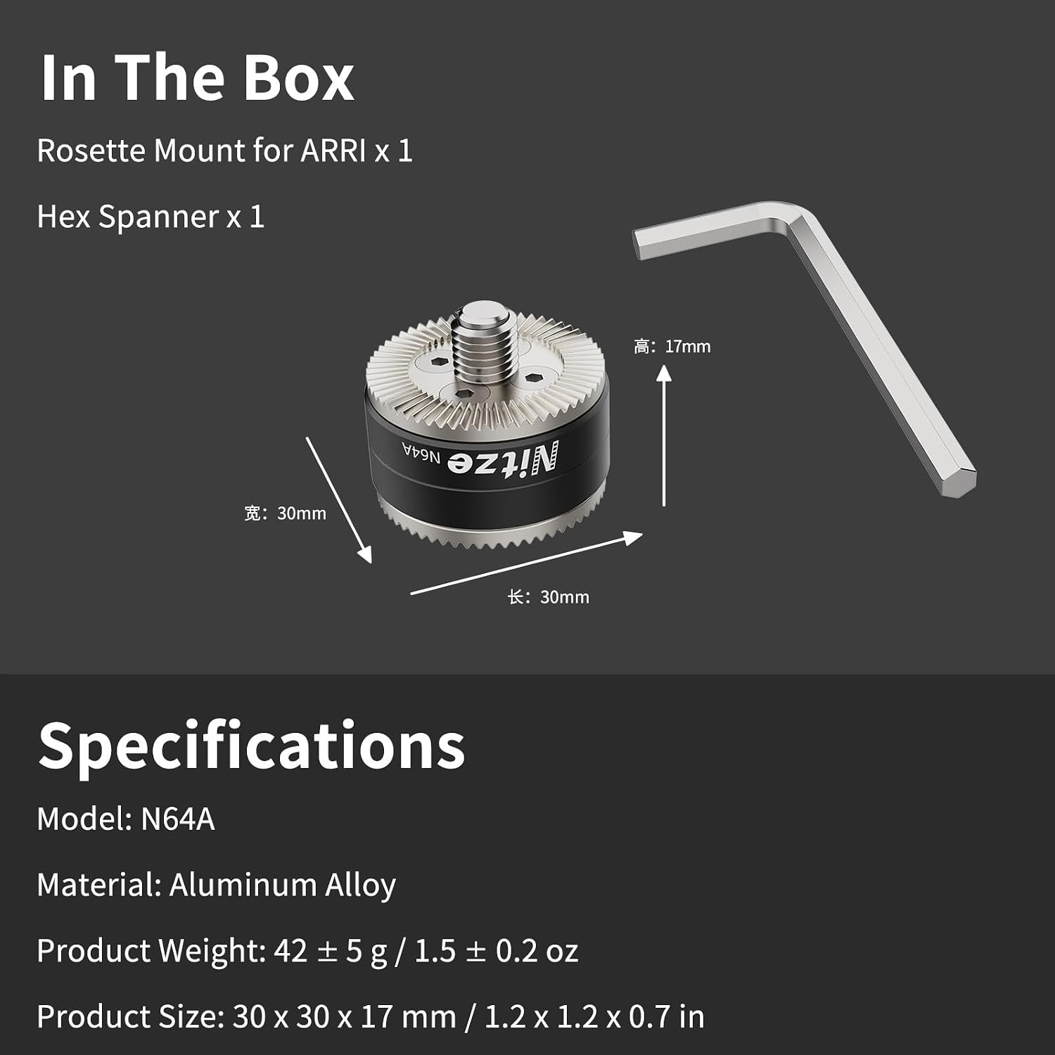 Nitze Rosette Mount ARRI-stand - Camera Cage Rig recensie en prijs