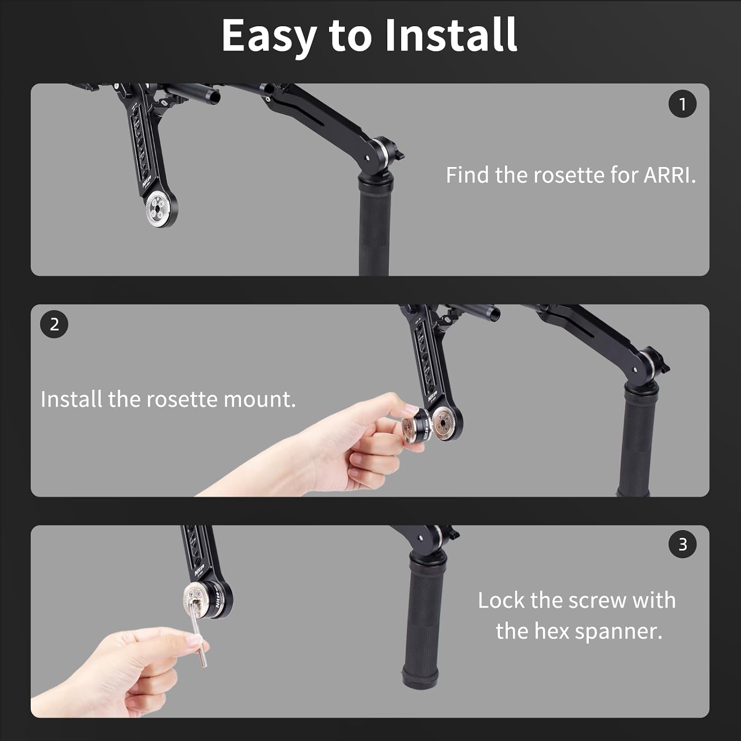 Nitze Rosette Mount ARRI-stand - Camera Cage Rig recensie en prijs
