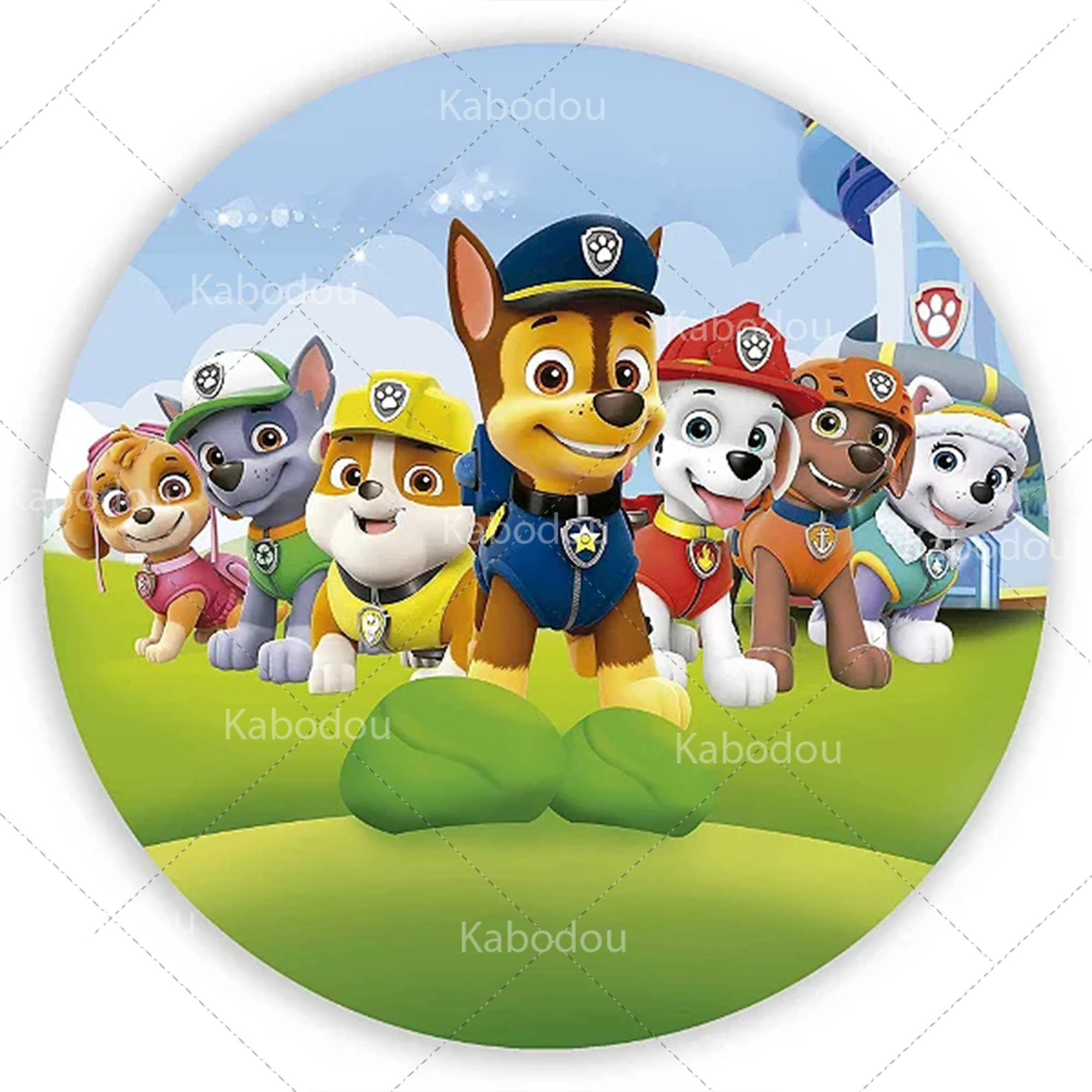 Paws Patrols Ronde Achtergrond - Photography Sport recensie en prijs