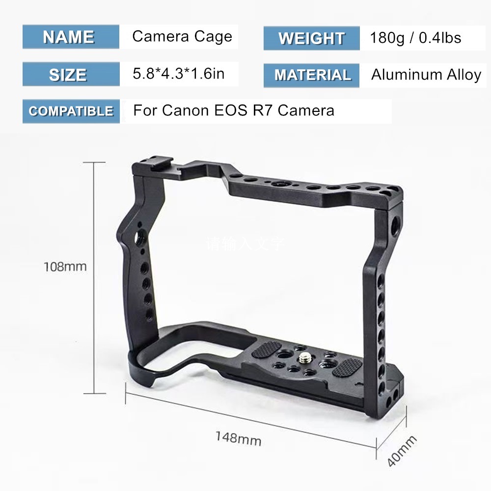 Compatibel met Canon EOS R7 ca - Camera Cage Rig recensie en prijs